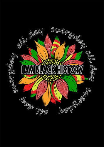 Direct to film - Sunflower I am Black History