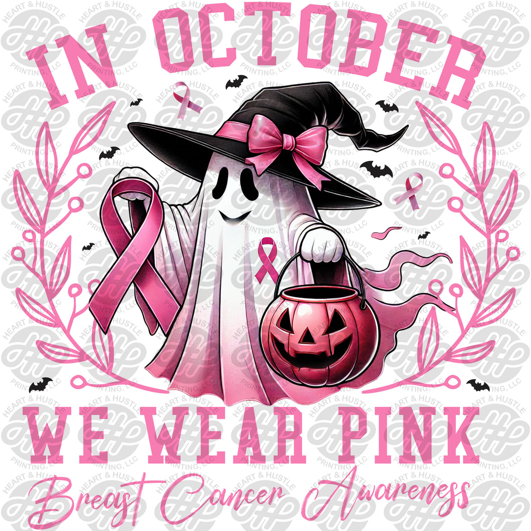 Direct-to-Film Ghost in October We Wear Pink
