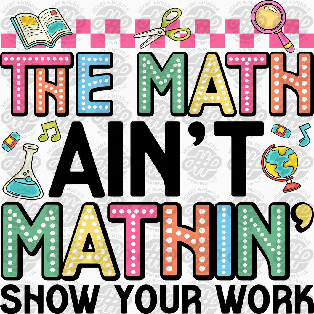 Direct-to-Film Math Ain't Mathing