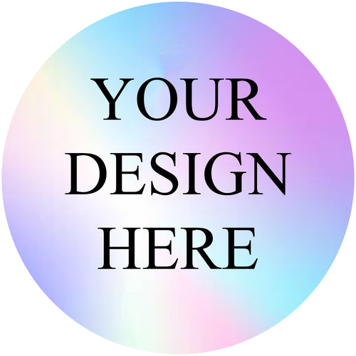 Custom Circle Holographic Stickers