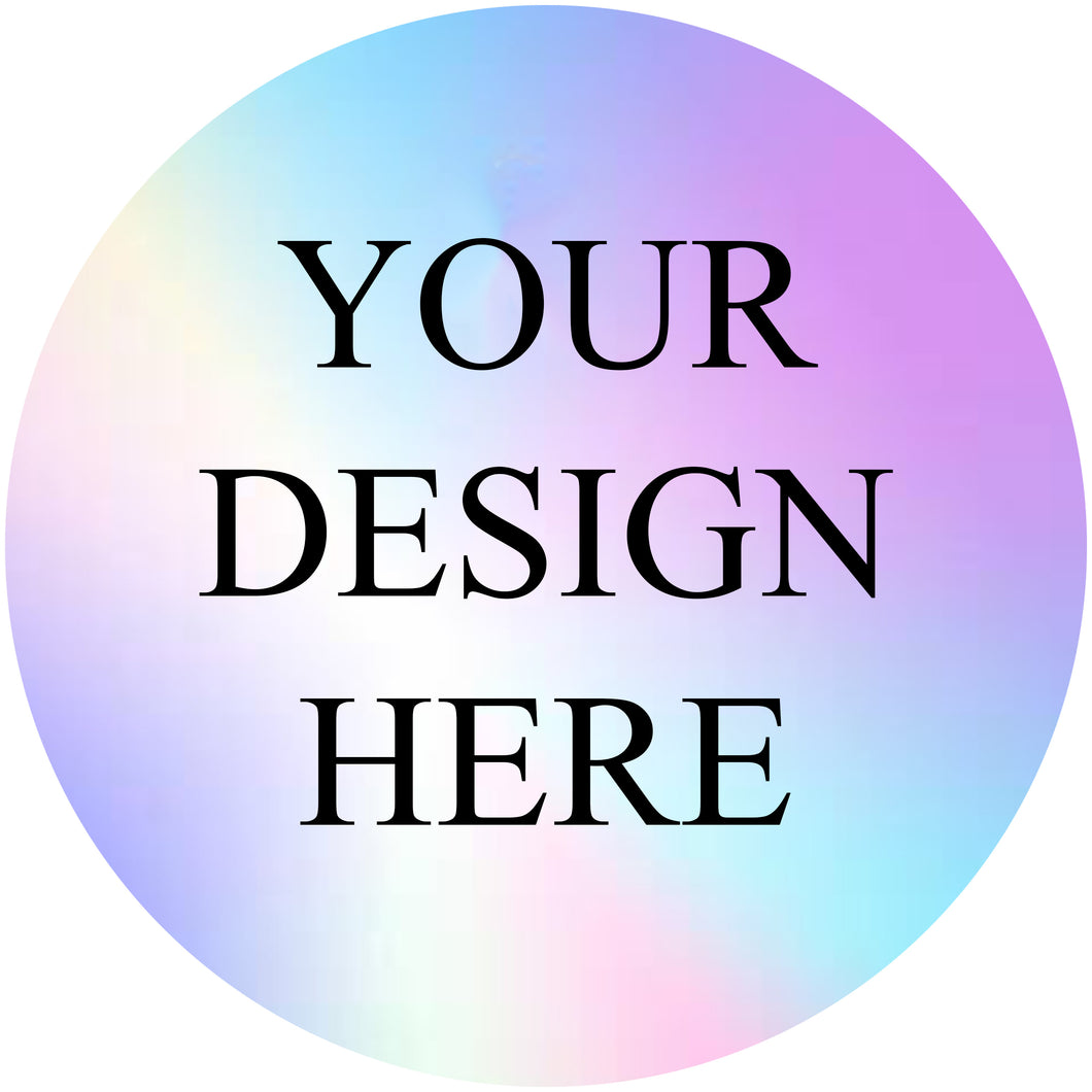 Custom Circle Holographic Stickers