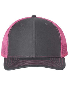 Charcoal/Neon Pink Richardson Hat