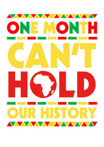 Direct to film - One Month Can't Hold Our History