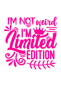 Direct to Film - I'm Not Weird I'm Limited Edition