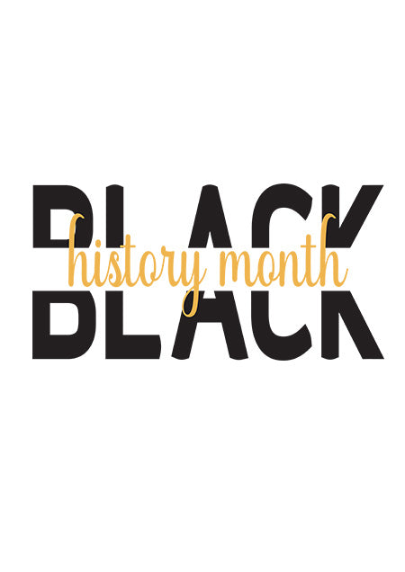 Direct to film - Gold Black History Month