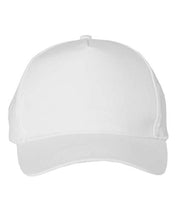 Load image into Gallery viewer, White Five-Panel Twill Cap