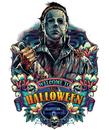 Direct-To-Film Print Michael Myers – Heart and Hustle Printing